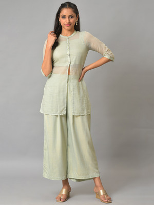 Aurelia Women Kurta Pant Ethnic Jacket Set