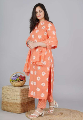 SUBH LAXMI Printed Kurta, Palazzo & Dupatta Set