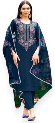 Kedar Women Kurti Pant Attached Dupatta Set