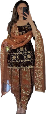 NIDHI'S FASHION Women Ethnic Top Palazzo Dupatta Set
