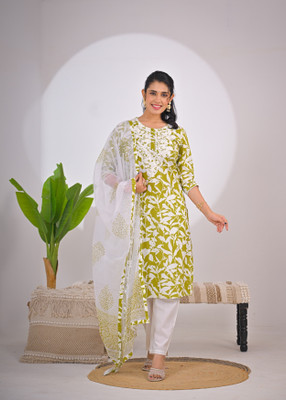 AABHARAN COLLECTIONS Women Kurti Pant Dupatta Set