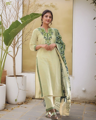 Tasrika Printed Kurta, Salwar & Dupatta Set