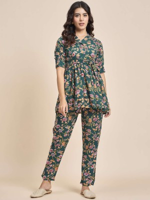 Truvon Fashions Tunic Pant Co-ords Set