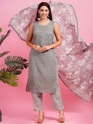 Highlight fashion export Women Kurta Pant Dupatta Set