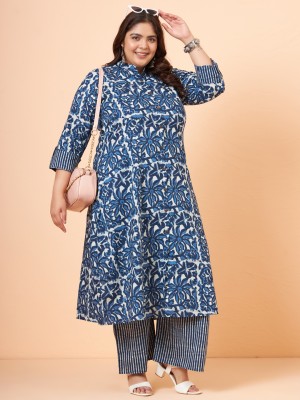 Tissu Women Kurta Palazzo Set