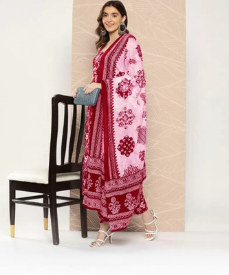 Rekha Tex Fab Women Kurti Pant Dupatta Set