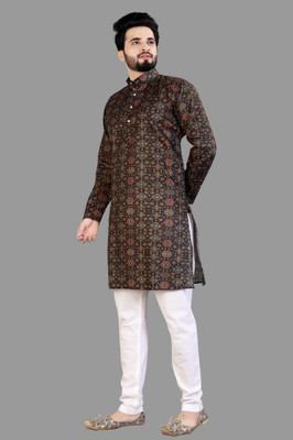 CELLUX Men Kurta Pyjama Set