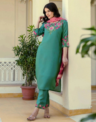 Skylee Women Kurta Pant Dupatta Set
