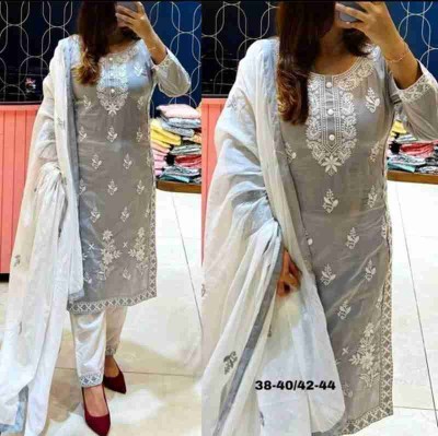 Leog Women Kurta Churidar Dupatta Set