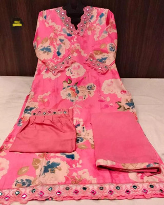 Firstlook Women Kurti Pant Dupatta Set
