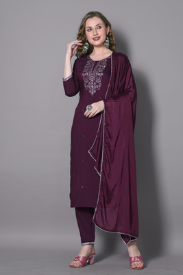 Siyu Creation Women Kurti Pant Dupatta Set