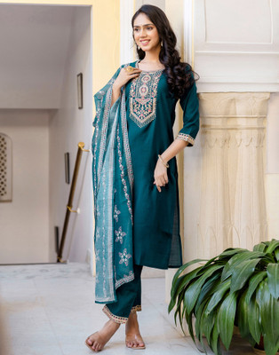 Divastri Women Kurta Pant Dupatta Set