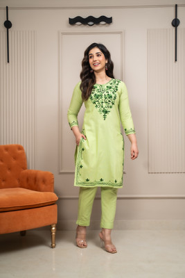 Andheriyas Collection Women Kurta Pant Set