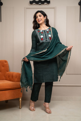 Andheriyas Enterprises Women Kurti Pant Dupatta Set