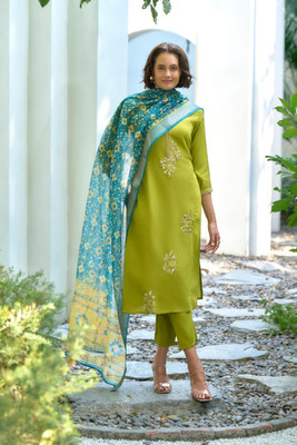 AWRIYA Women Kurti Pant Dupatta Set