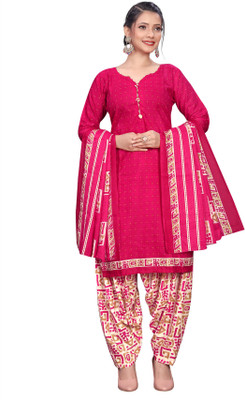 Rajnandini Printed Kurta, Patiala & Dupatta Set