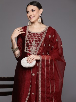 Indo Era Women Kurta Pant Dupatta Set