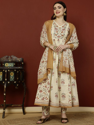 Gulmohar Jaipur Women Kurta Pant Dupatta Set