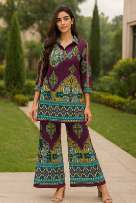 KUJA CREATION Women Ethnic Top Pant Set