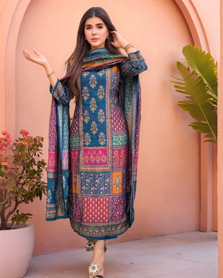 Divastri Women Kurta Pant Dupatta Set