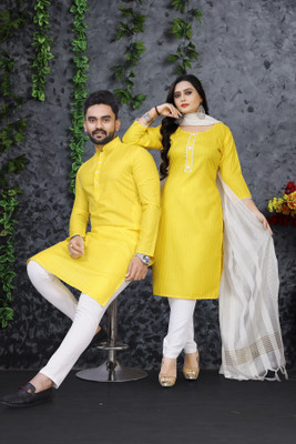 LeipZig Women Kurti Pant Dupatta Set