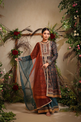 aaraas Women Kurta Sharara Dupatta Set