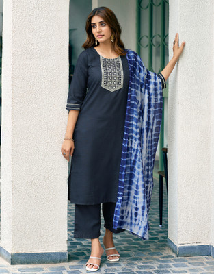 Skylee Women Kurta Pant Dupatta Set