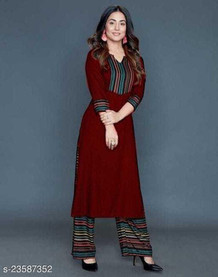 SENTERPRISES Women Kurta Palazzo Set