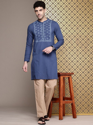 House of Pataudi Men Kurta Pant Set
