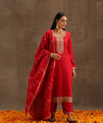 LIBAS Women Kurta Pant Set