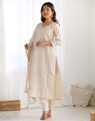Skylee Women Kurta Pant Dupatta Set