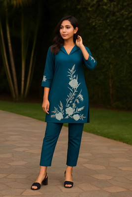 KUJA CREATION Women Ethnic Top Pant Set