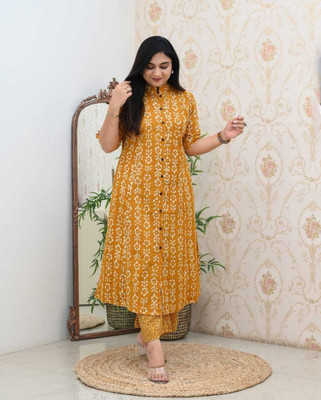 AACHUKI Women Kurta Palazzo Set