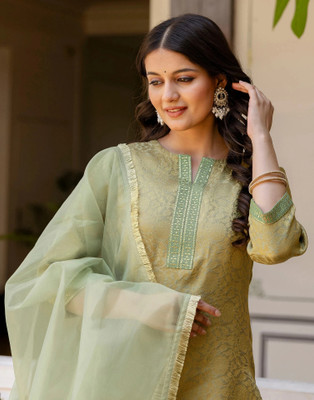 Skylee Women Kurta Pant Dupatta Set