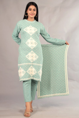 The Zigar Studio Women Kurta Pant Dupatta Set