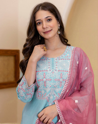 Tasrika Women Kurta Pant Dupatta Set