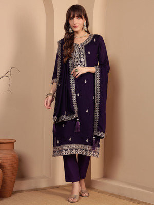 SHOPPING QUEEN Women Kurta Pant Dupatta Set