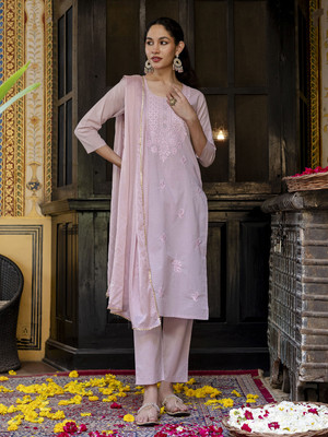NAVLIK Women Kurta Pant Dupatta Set