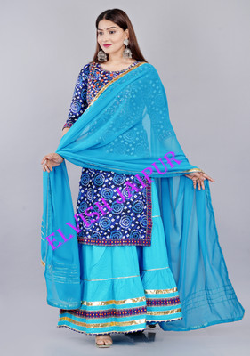 ELVISH JAIPUR Women Kurta Skirt Set