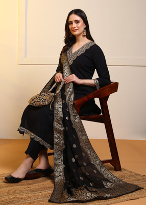 DSK STUDIO Women Kurti Pant Dupatta Set