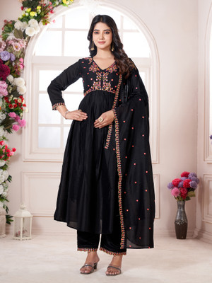 Mamatva Women Kurta Palazzo Dupatta Set