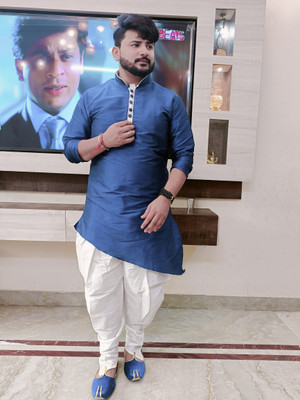 Sydney Heights Men Kurta Dhoti Pant Set