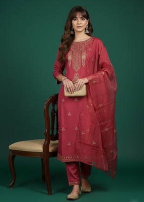 JAINICA Women Kurti Pant Dupatta Set