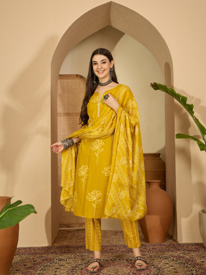 Vastramyaa Women Kurta Pant Dupatta Set