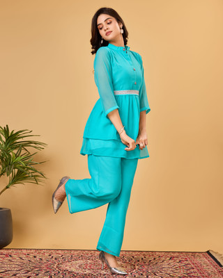 SHYAM TEX Women Ethnic Top Pant Set