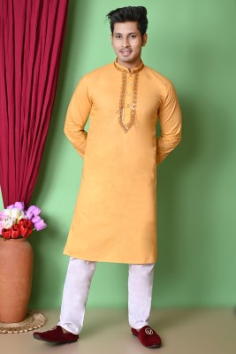 NFC CREATION Men Kurta Pyjama Set