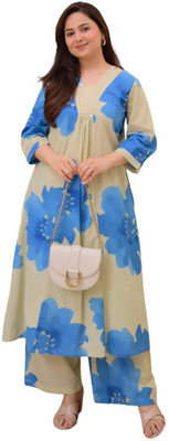 KRISHNA VASTRAM Women Kurta Palazzo Set