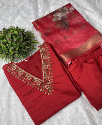 RAJLAXMI FASHION Women Kurti Palazzo Dupatta Set