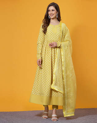 Skylee Women Kurta Pant Dupatta Set