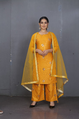 Parevadi Fashions Women Kurta Pant Dupatta Set